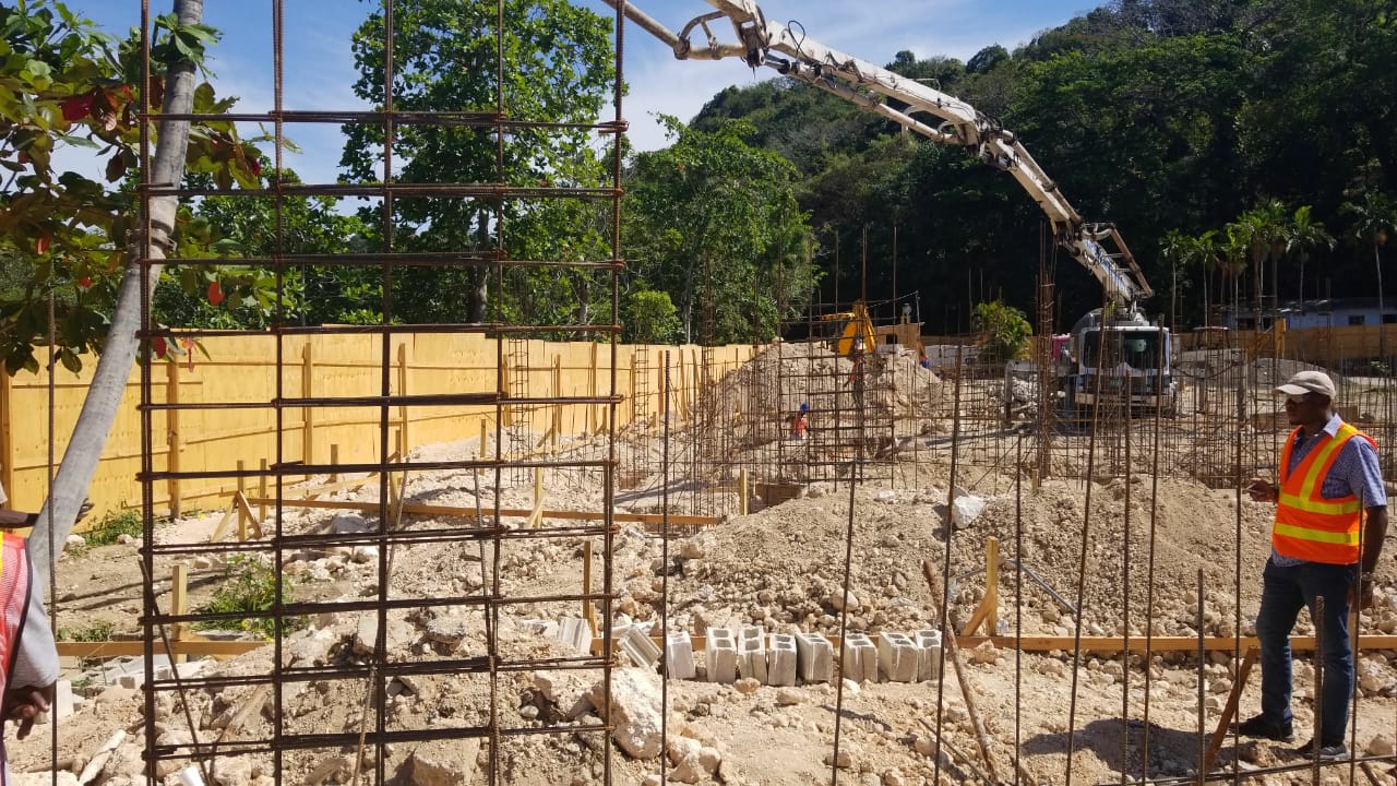 Bessa Resort Work in Progress. Foundation work being done by Rovenne Construction