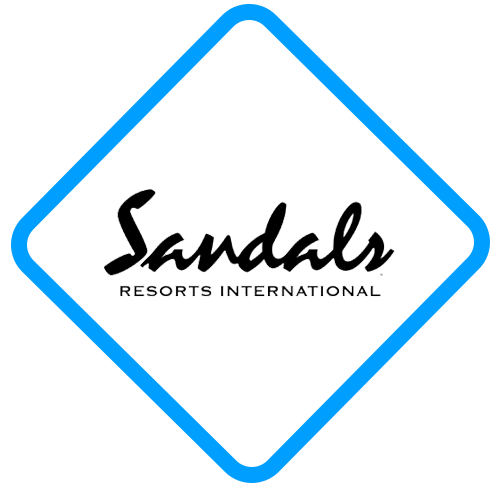 sandals logo in diamond mask1